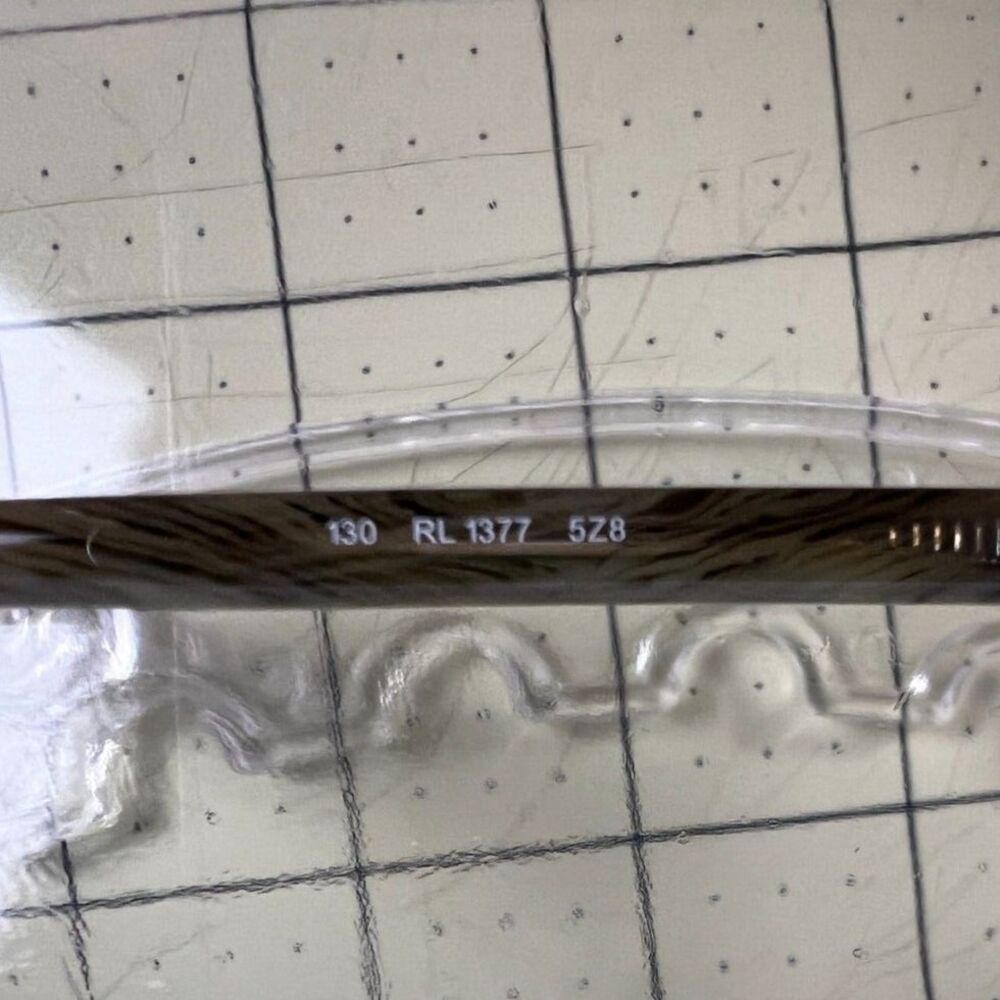 NEW Authentic Ralph Lauren RL 1377 Eyeglass Frames Green Marble Italy 130mm - Picture 3 of 3